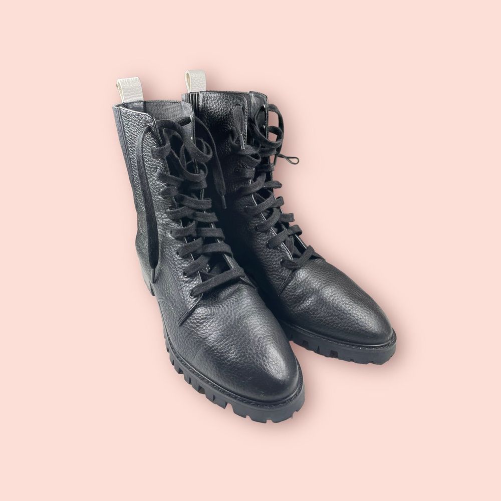 Senso Jackson Boots Black/White Gothcore Size 8‎